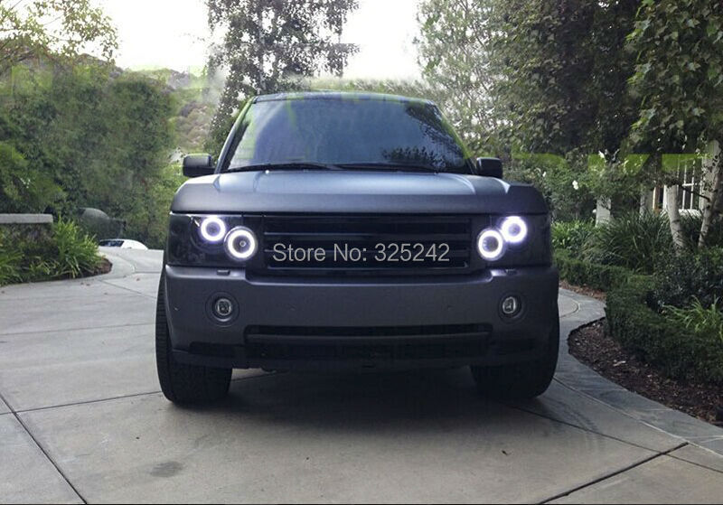 smd led angel eyes Land Rover Range Rover L322 Sport 2002 2003 2005 2006 2007 2008 2009(14)