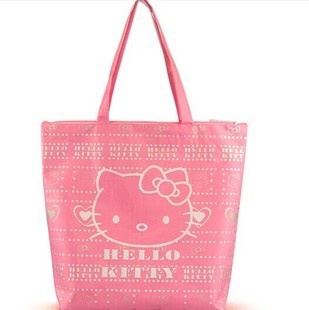 Hot-sale-cute-HELLO-KITTY-bag-Oxford-cloth-shopping-bags-handbags ...