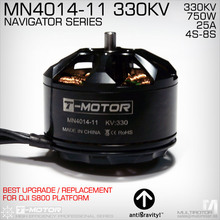 T-MOTOR MN4014 330KV antigravity! 2pcs/set heavy duty brushless motor for DJI S800 PLATFORM