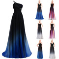 6 Styles Sexy Colorful Chiffon A Line Formal Bridesmaid Dress Wedding party Gown Floor Length Long