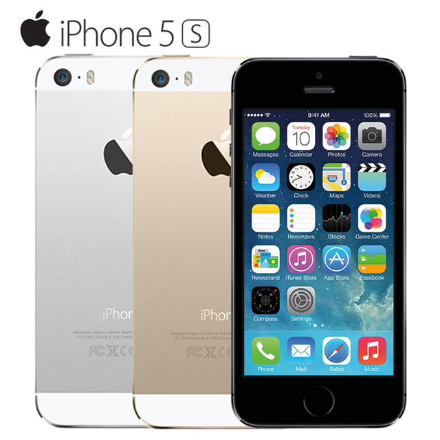 Оригинальный Apple iPhone 5s Разблокирована IOS Мобильный телефон 4.0 МП ''8 16 Г/32 Г/64 Г Dual-core GPS Используется телефон