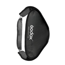 Floading Adjustable Godox 60 x 60cm Flash Softbox Kit with S Type Bracket Bowen Mount Holder