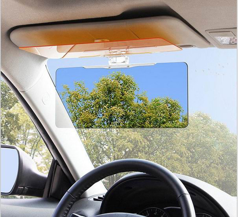 Image of Car Anti Glare Goggles Mirror Car Sun Visor Sunscreen Shade Car Sunshade with Night Vision Goggles+Sunglasses