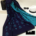 ladies scarves 2015 spring and winter flowers and letters scarf for women printed cotton scarves and
