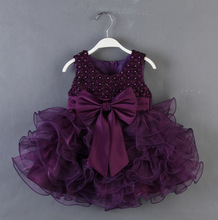 Infant Party Dress Toddler Kids Baby Ruffles Multi-Layers Tutu Formal Dress for Evening Banquets Princess Girls Clothing 9M 12M