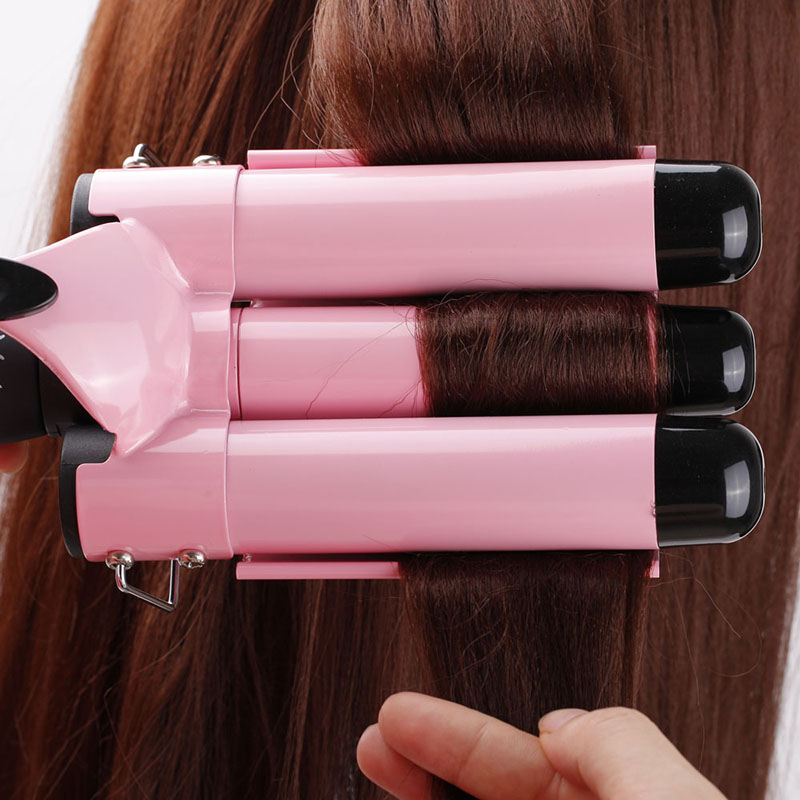 Ceramic Waver Hair Curler 3 Big Wave Barrels | lcd secreen 25mm stylish automatic 3 barrels big hair big Ceramic Waver Hair Curler 3 Big Wave Barrels | lcd secreen 25mm stylish automatic 3 barrels big hair big