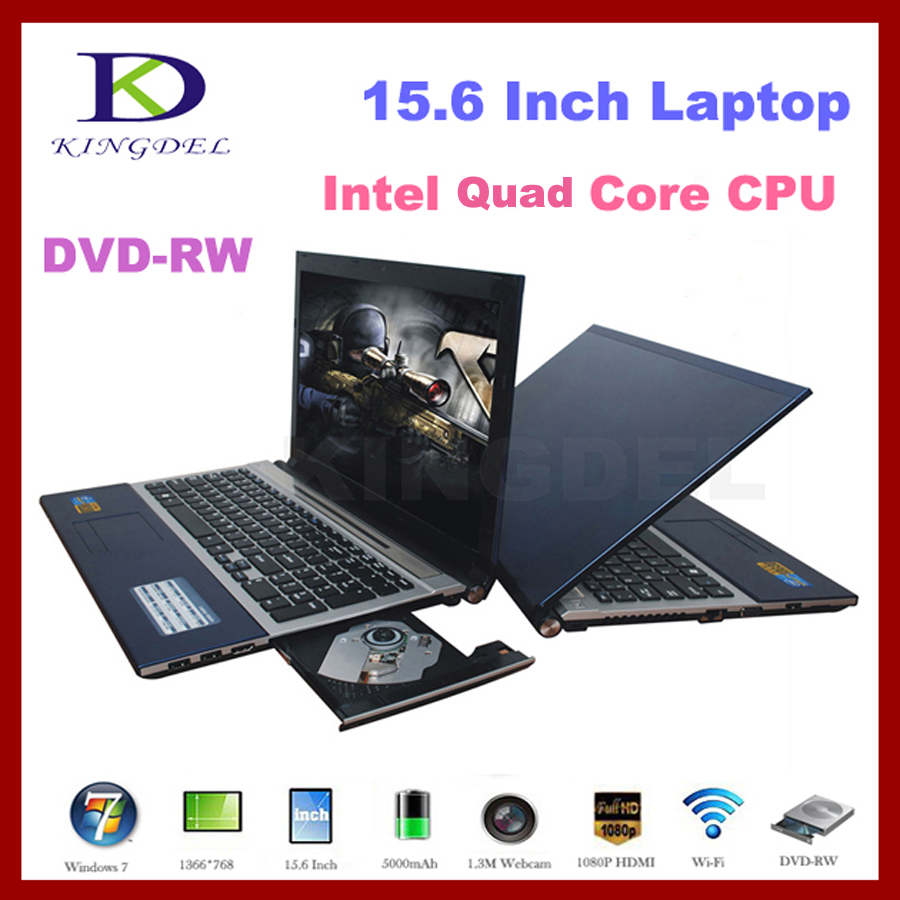 New 15 6 Windows 10 Laptop computer with Celeron J1900 Quad Core CPU 8GBRAM 500G HDD