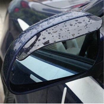 Универсальный гибкий пвх автомобильные аксессуары зеркало заднего вида дождь тень непромокаемые лезвия автомобиль обратно зеркало брови дождевик 2 шт./пара