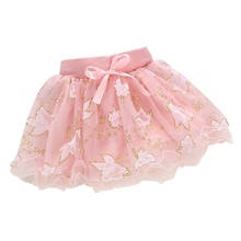 Summer Baby Kids Girls Floral Bowknot Princess Jupe Party Tutu Skirt Pettiskirt 1-4Y Hot