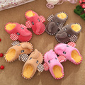 Children s cartoon cotton slippers winter kids Cotton padded shoes slippers Boys and girls home antiskid