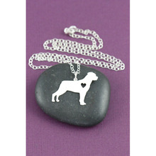 Fashionable Rottweiler Necklace Custom Dog Necklace Dog Breed Pet Jewelry Personalized Pets Memorial Gift New Puppy for lovers