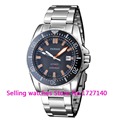 Parnis 43mm black dial Sapphire glass waterproof 200m automatic mens dive watch