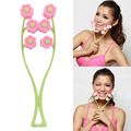 Portable Flower Shape Elastic Facial Massager Roller Anti Wrinkle Face Lift Slimming Face Face Shaper Relaxation
