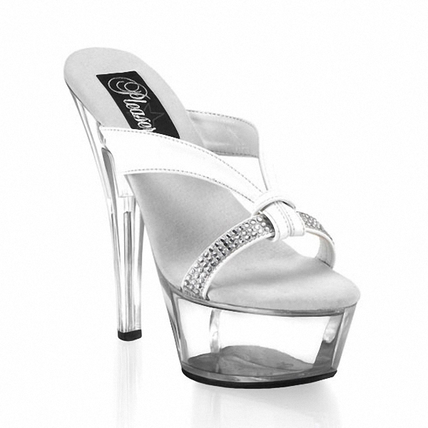 Фотография 5 Inch Stripper Shoes 15cm Ultra High Heels Platform Shoes Dress Celebrity Fashion Quality Rhinestone Fashion Plus Size Sandals