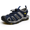 Outdoor Men Sandals Summer Walking Shoes waterproof Climbing Sandals Men Breathable Beach Slippers Leather Sandals
