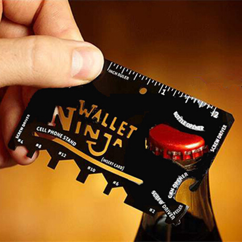 Image of 2015 New Multi Knife Tools,Credit Card Outdoor Camping Survival Knives,Portable Wallet Knife 18 functions in 1