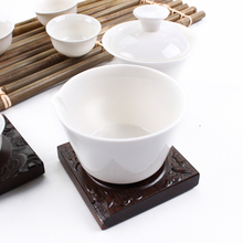 Purely White Porcelain Tea Set Ceramic Gaiwan and Tea Cup Set