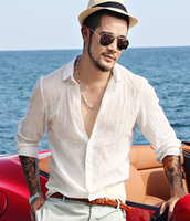 2016 Spring Autumn Cotton Shirts High Quality Casual Shirt Slim Fit Social Shirts solid shirt men