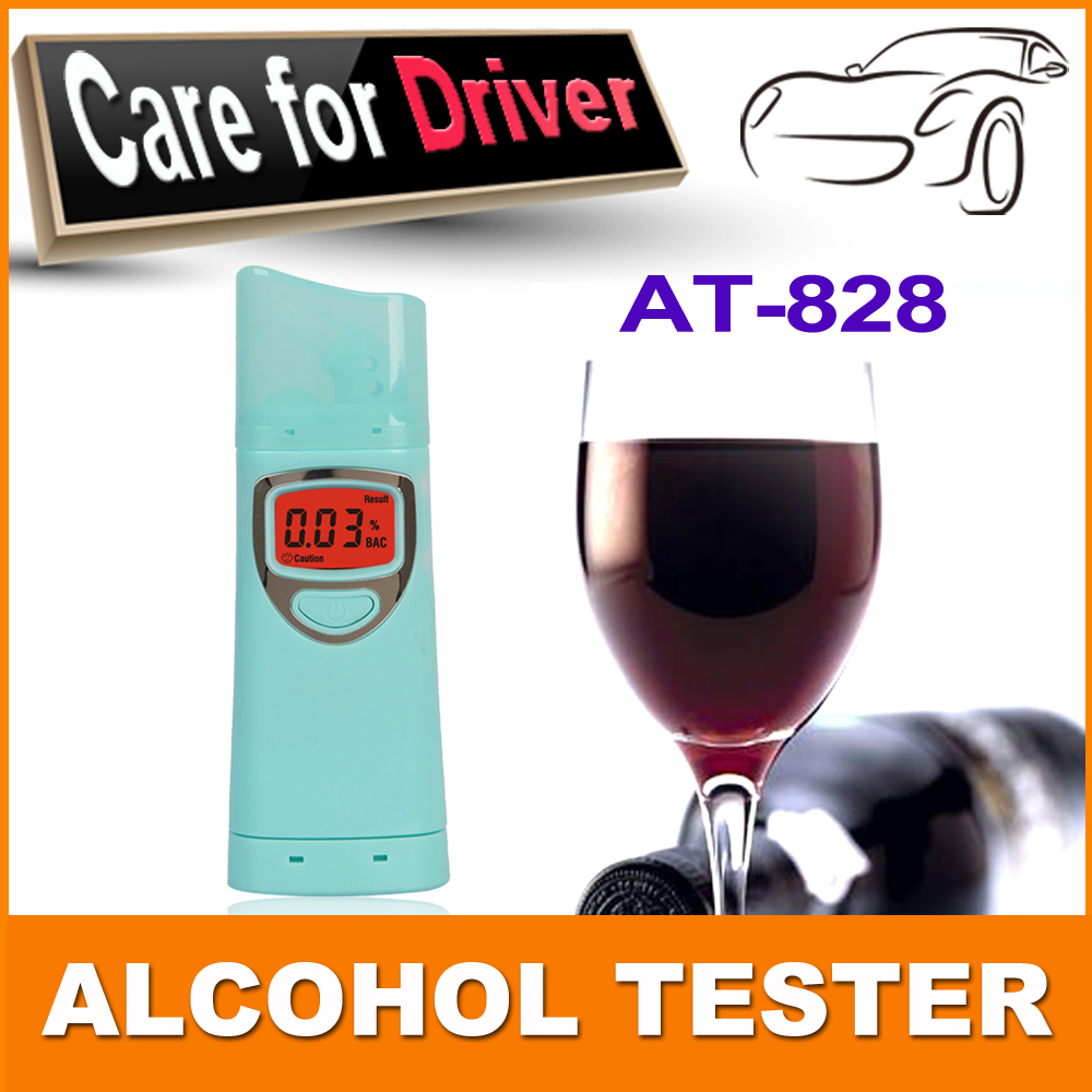 Factory patent supply New Digital Alcohol Tester With Red Backlight Alcohol Breathalyzer Breath Alcohol Tester Free Shipping