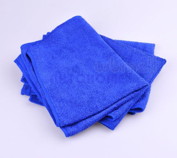 Microfiber Towels Clean Wholesale Lots Soft Plush 3030cm Polish Cloth (6)