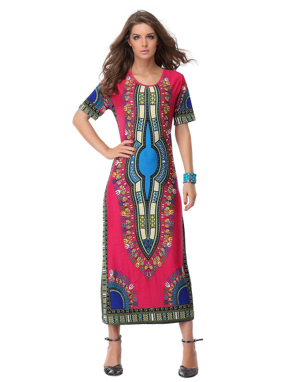 oman Dress Maxi Summer Dress Natural Knitting Ankl...