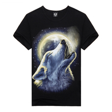 Mens T Shirts Fashion 2015 Clothing Horrific Skull Printed 3D O-Neck T Shirt Mens Short Sleeve Cotton T-Shirt Tops Tees Camisa