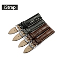 iStrap Italian calf leather watchband watch strap with pin buckle watch band for omega for tissot