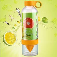 2015 Lemon Cup My Fruit Bottle Juice Readily Cup Drinking Water Bottle Cup Drinkware for outdoor sports bike water bottle 5119