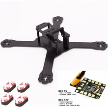 Mini Drone QAV X 214mm 3mm/4mm Carbon Fiber FPV Racing Frame w/ 5V 12V PDB For QAV-X CHARPU FPV Racing Quadcopter