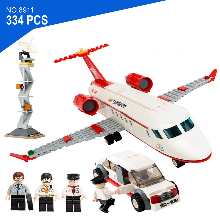 Free shipping Plane toy AirBus Model Airplane Building Blocks sets DIY