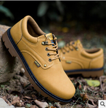 2015 autumn Winter Men s ankle boots martin boots desert outdoor Men Boots male climbing shoes