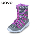 UOVO 2015 New Winter Girls Boots Girls Shoes Children Shoes For Girls Chaussure Enfant Kids Boots