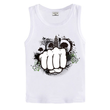 2016 New Boys T Shirts Cotton Girls T Shirts Tops Spring Sleeveless Kids T Shirts Children Clothing