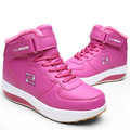 New Women Winter Snow Boots Fashion Plush Warm Lace Up Cotton Padded Shoes Casual Lady Ankle