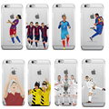 Ultra Thin Football Clear Phone Cases Coque for iPhone4 4S 5 5S SE 6 6S 7