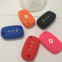 2015 new Renault silicone car key cover car key protector case for flip folding renault car