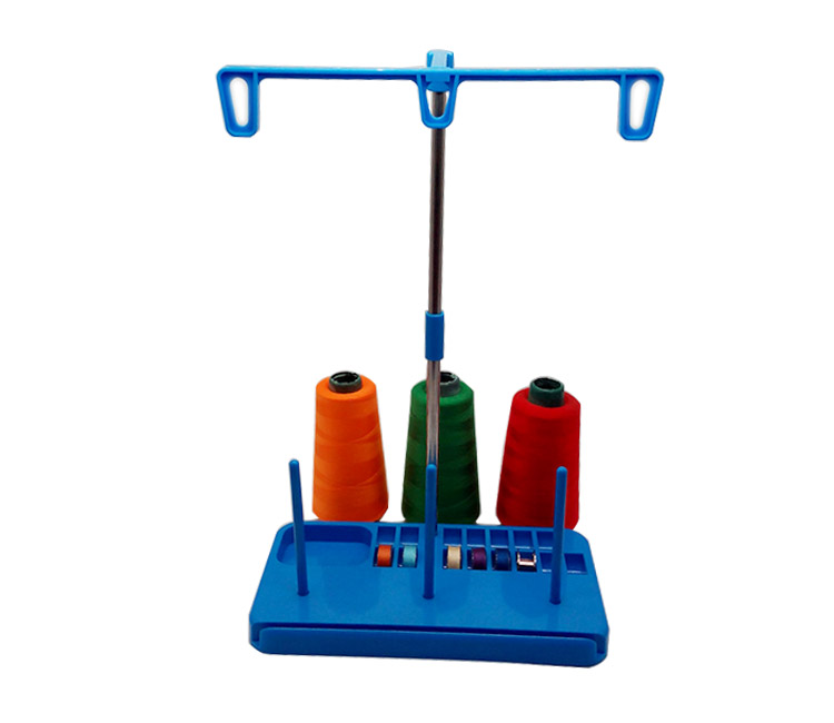 1pc 3 Spool STAND Sewing Thread Bobbin Holder Embroidery Organizer Rack Singer, Brother, Made In