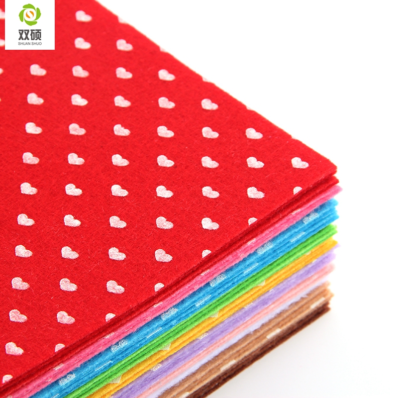 Printable Felt Fabric | print heart polyester felt fabric cloth diy handmade Printable Felt Fabric | print heart polyester felt fabric cloth diy handmade