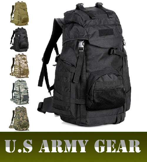 60L Tactical Military Backpacks Men Camouflage Travel Outdoor Sport