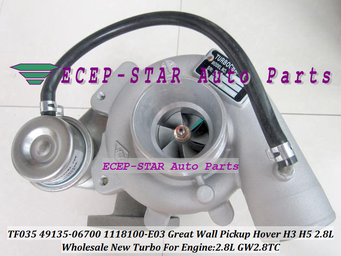 TF035HM TF035 49135-06700 1118100-E03 Turbocharger Turbo For Great Wall Pickup Hover H3 H5 2.8L GW2.8TC (1)