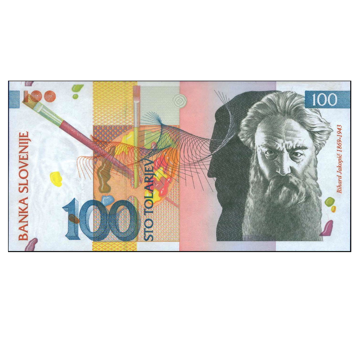 UNC Slovenia 5 PCS SET P-1 P-2 P-3 P-4 P-5 CURRENCY 1 2 5 10 50 Tolarjev 1990