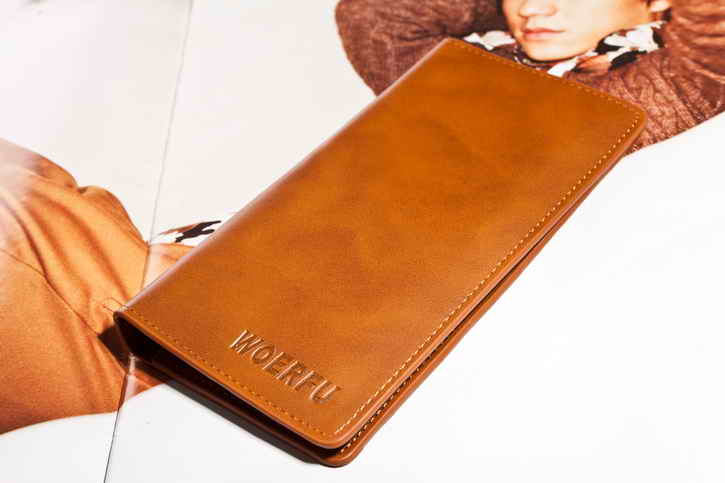 2014 New Long design cowhide wallet male wallet genuine leather drivers license wallet card holder bag