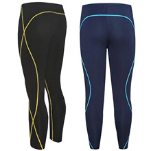 New Arrival 2015 Running Pants Men Running Tights Bodybuilding Training Fitness Sports Pants Spandex Athletic Trousers