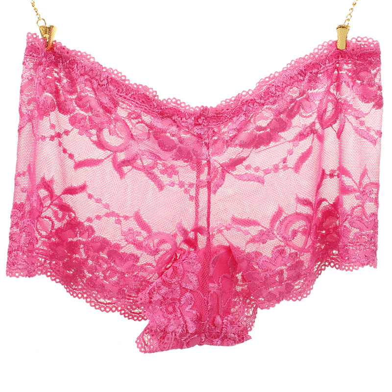 Big Discount 2016 New Top Fabric Women Lace Mesh Sexy Underwear Ladies Plus Size Underwear XXL