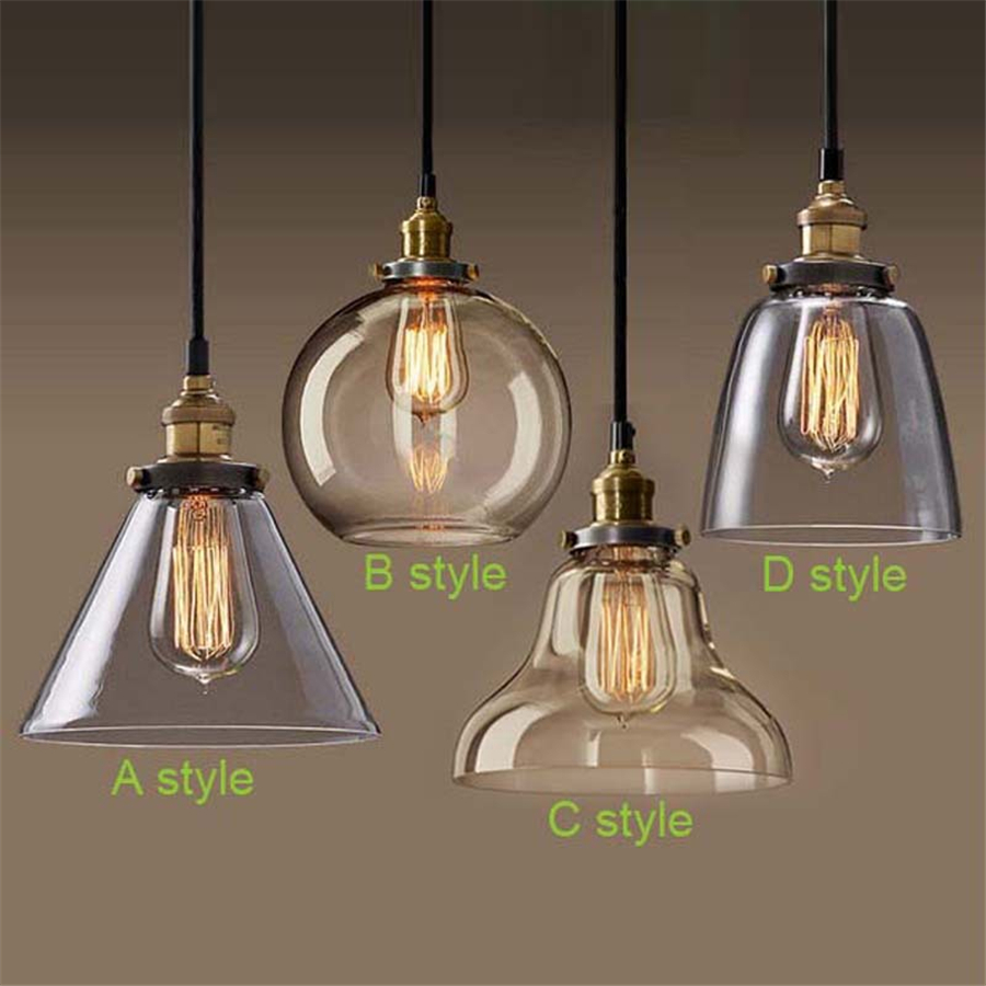 Online buy wholesale loft glass pendant lamp 220v from china loft ...