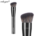 vela yue Synthetic Rounded Slant Brush Multipurpose Face Powder Foundation Blush Makeup Brush Beauty Tool