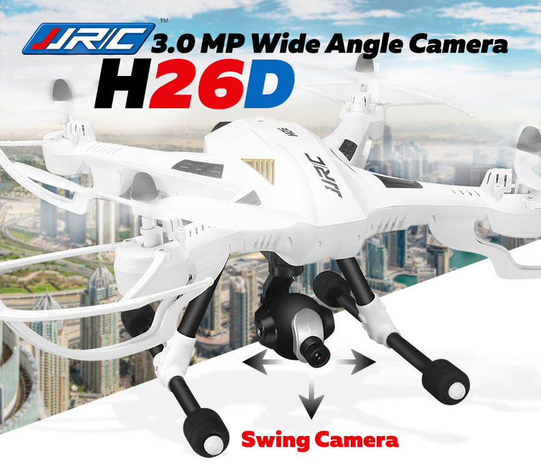 2016 JJRC Professional RC Quadcopter H26D 3 0MP Wide Angle Camera 2 4G 4CH 6 Axis