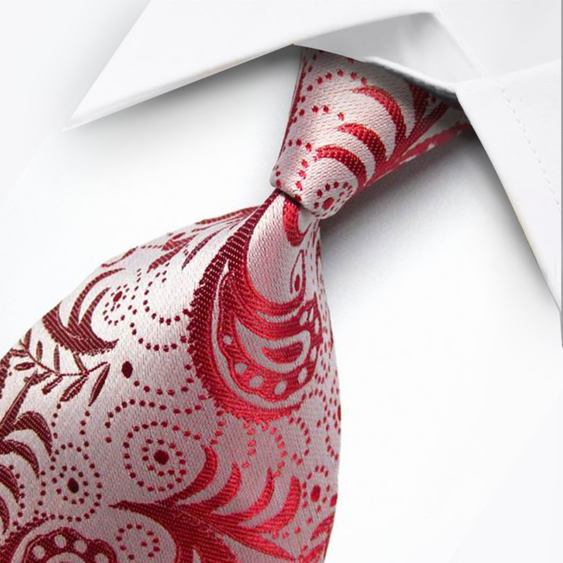 Image of T3 Men's Classic Gold Blue Red Paisley Ties for Men Wedding Neck Tie 2015 Fashion Mens Silk Polyester Jacquard Woven Man Necktie