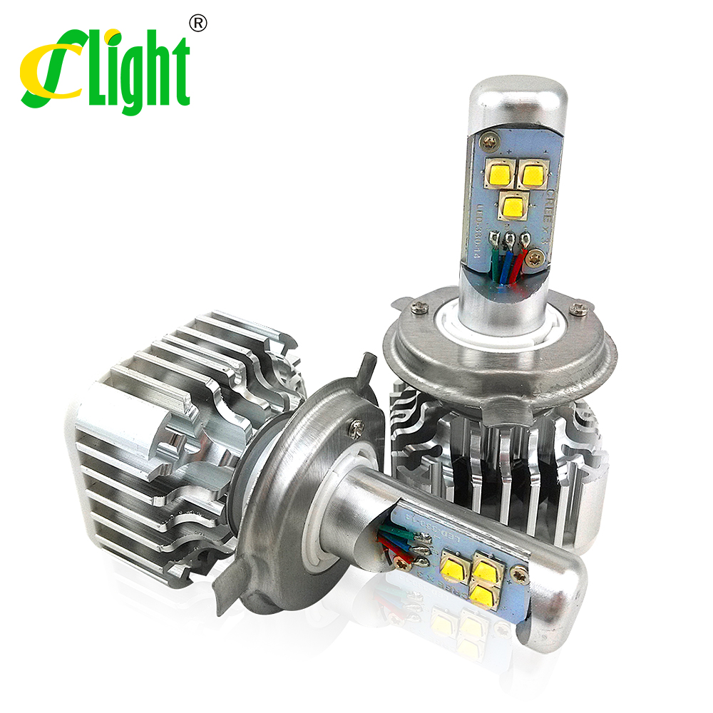 Image of 2x Plug&Play 30W 3000LM CREE LED H4 H4-3 HB2 9003 H7 H8/9/11 9005 9006 White Bulb DRL Fog Headlight No Need Ballast As Hid Kit