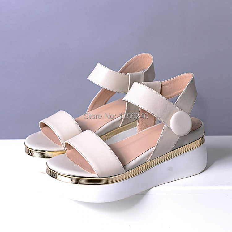 ... thick soles Europe muffins female sandals wedges shoes Roman sandals